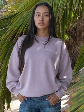 Peace of God Lavender Crewneck Sweatshirt - Women's